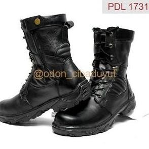 SEPATU PDL DINAS/ PDL SAFETY/ SEPATU PDL KULIT/ PDL RESLETING ODON CIBADUYUT 1731 Boots Shoes Kerja 