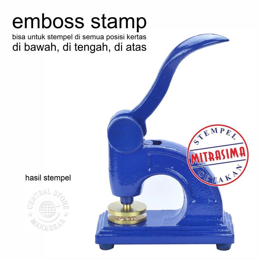 

Stempel Timbul ( Emboss stamp ) bisa stempel dibawah, ditengah, diatas RB3