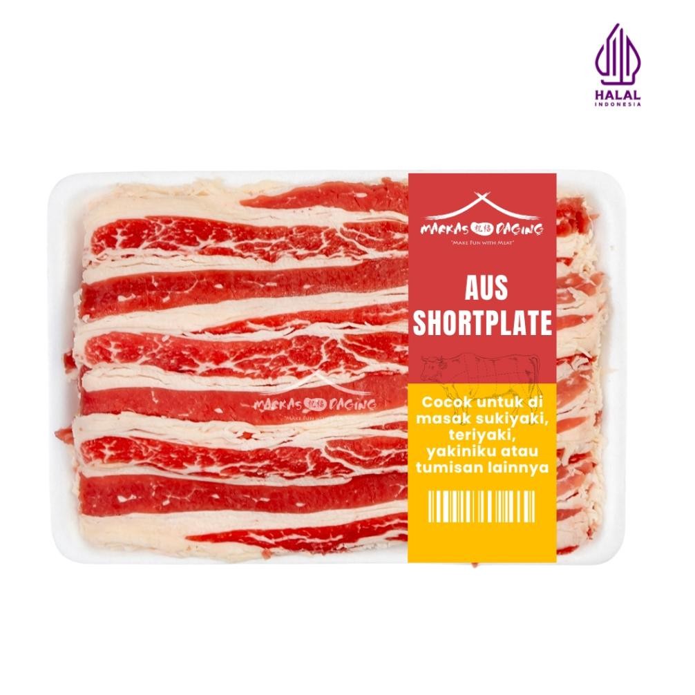 

AUS Slice Beef / DAGING SAPI Shortplate 500gr /Yakiniku & Shabu Beef 500gr - markas daging Nugi