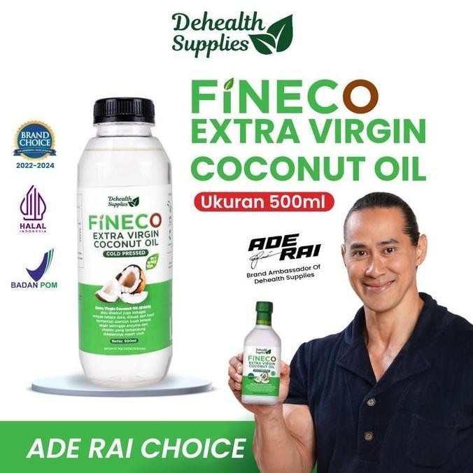 

Dehealth Supplies Fineco Extra Virgin Coconut Oil 500Ml - Minyak Kelapa Murni Diskon!