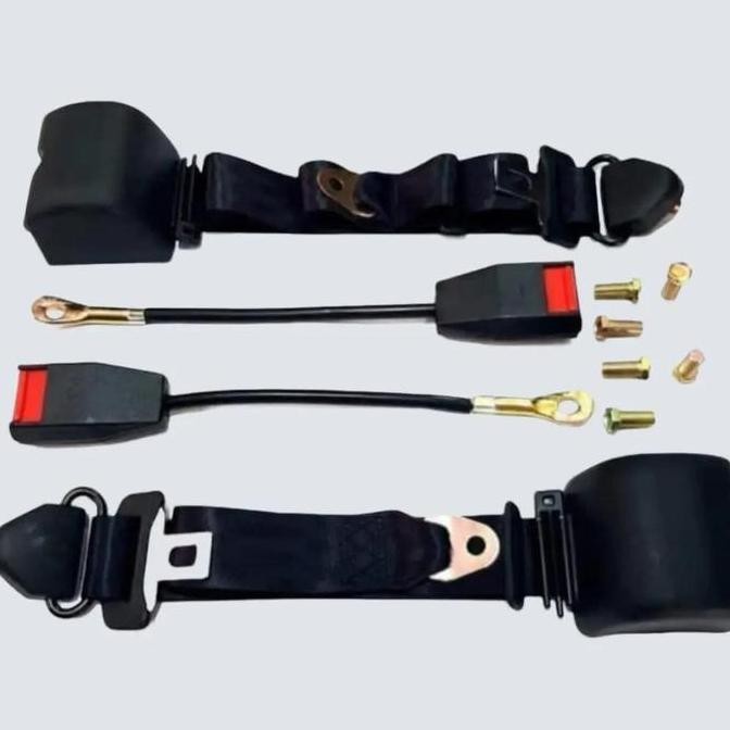 Baru Sabuk Pengaman Mobil 3 Titik Otomatis - Safety Belt Set Universal