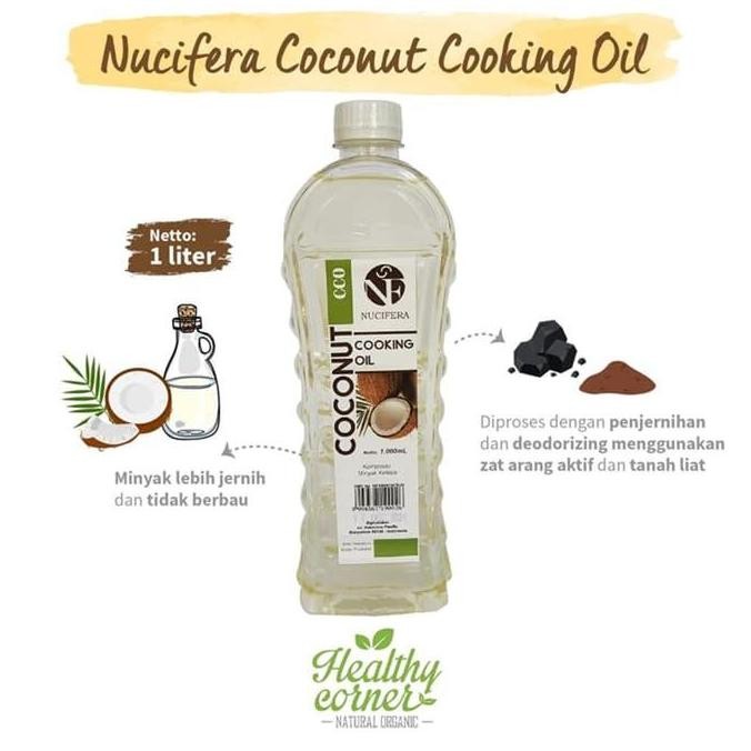 

Minyak Kelapa Goreng Nucifera 1L - Premium Healthy Coconut Oil Diskon!