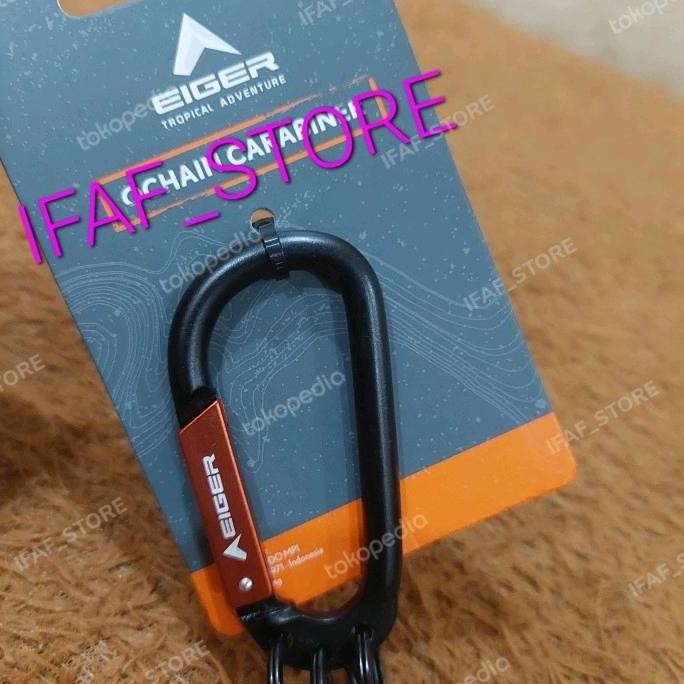 Terbaru Eiger Ochain Carabiner - Black