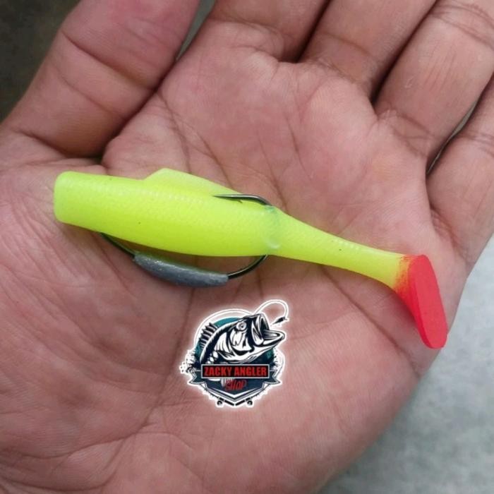 Soft Lure Paddle Tail  8 Cm (Lazarus) Umpan Casting Gabus
