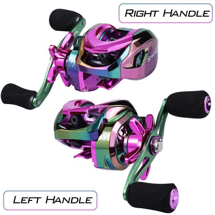 Sougayilang Reel Pancing 17Lb 8Kg Casting Reel 7.2:1 Reel Bc 12+1Bb Gulungan Pancing Casting Joran P