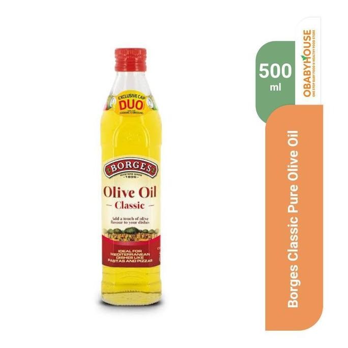

Borges Classic Pure Olive Oil 500Ml - Minyak Zaitun Murni Masakan Mediterania Diskon!