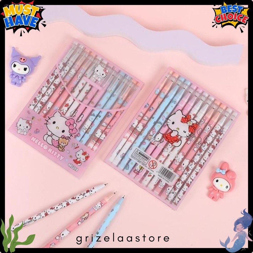 

Grosir - S5930 Pena Karakter Bisa Dihapus / Pena Hitam 12 Pcs / Erasable Gel Pen / Pulpen Erasable / Pulpen Bisa Dihapus 12 Pcs Terlengkap Dan Termurah
