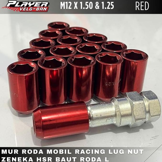 Mur roda mobil racing keren lug nut seneka 1.50mm & 1.25mm mur roda variasi RESTOCK