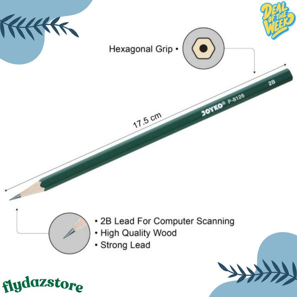 

Pensil Joyko 2B P-8126 Isi Tebal 12 Pcs Diskon Setengah Harga