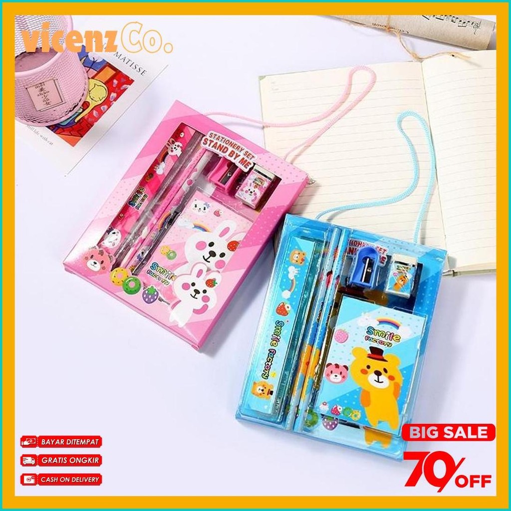 

Mm - Alat Tulis Set 6In1 Stationery Set Lucu Karakter Set Perlengkapan Alat Tulis Sekolah Anak-Anak Tk Murah Terlengkap Dan Termurah