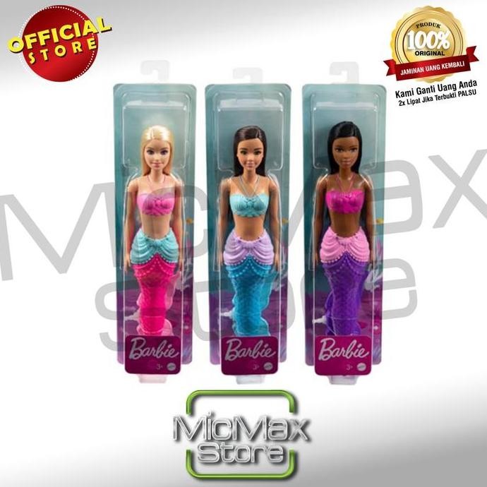 Siap Kirim Barbie Dreamtopia Mermaid HGR04 - Boneka Putri Duyung Asli Barbie