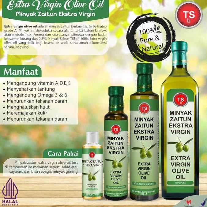

Tsb Minyak Zaitun 250Ml - Extra Virgin Olive Oil Cold Pressed Food Grade Diskon!