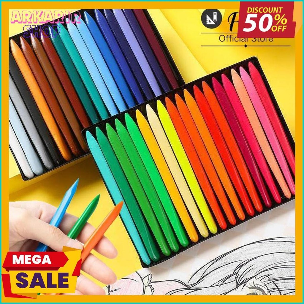 

Puluz High Quality Crayon Lab Non Toxic Crayon Triangular Crayon Lab Triangle Crayon Plastik Anti Kotor Tangan Diskon