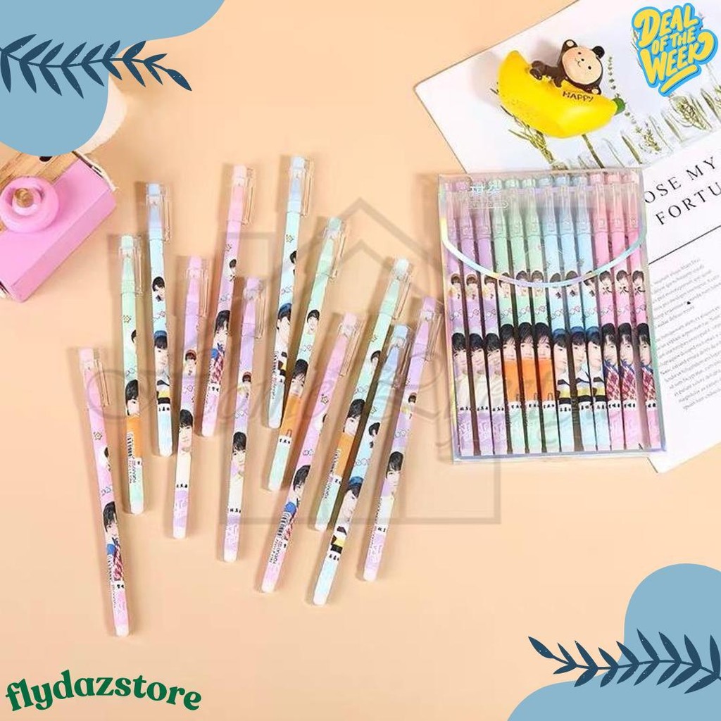 

12Pcs Magic Pulpen Gel / Bolpoin Pen Gel Erasable / Magic Pen Tinta Gel Bisa Dihapus Jrw0153 Terlengkap Dan Termurah