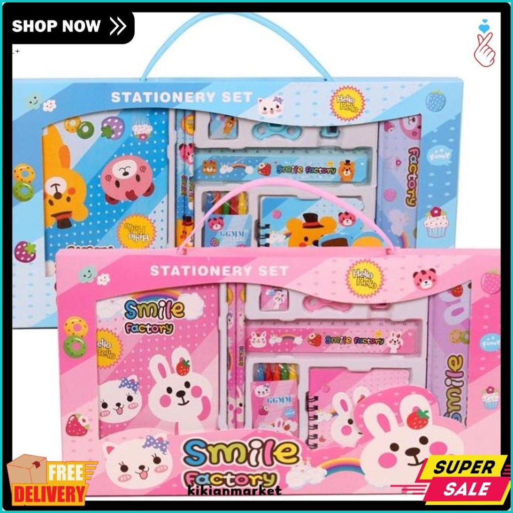 

Cod - S5982 Set Alat Tulis 8 In 1 / Set Alat Tulis Anak Motif Kartun / Set Alat Tulis 8 In 1 Lucu / Stationery Set 8 In 1 Lucu Diskon Setengah Harga