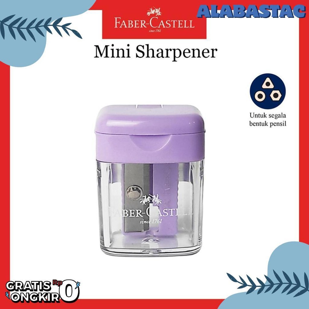 

Rautan Pensil Faber Castell / Sharpener Mini Box / Serutan 4 Warna Flash Sale! Diskon Hingga 70%