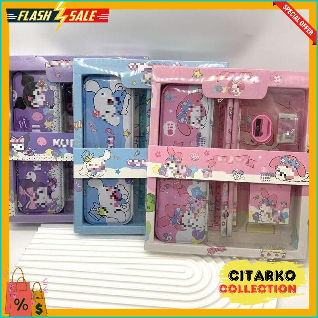

Dp Set Stationery 7In1 Karakter Kartun Paket Alat Tulis Set 7 In 1 Alat Tulis Anak Sekolah Penghapus Pengaris Kotak Pensil Penggaris Crayon Diskon Setengah Harga