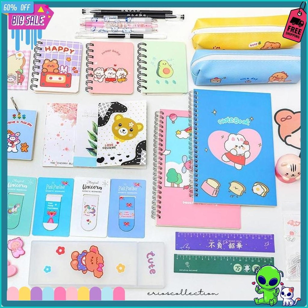 

Paket Alat Tulis Pulpen Stiker Memo Tempel Penghapus Pensil Buku Penggaris Rautan Stationery Set Flash Sale! Diskon Hingga 70%
