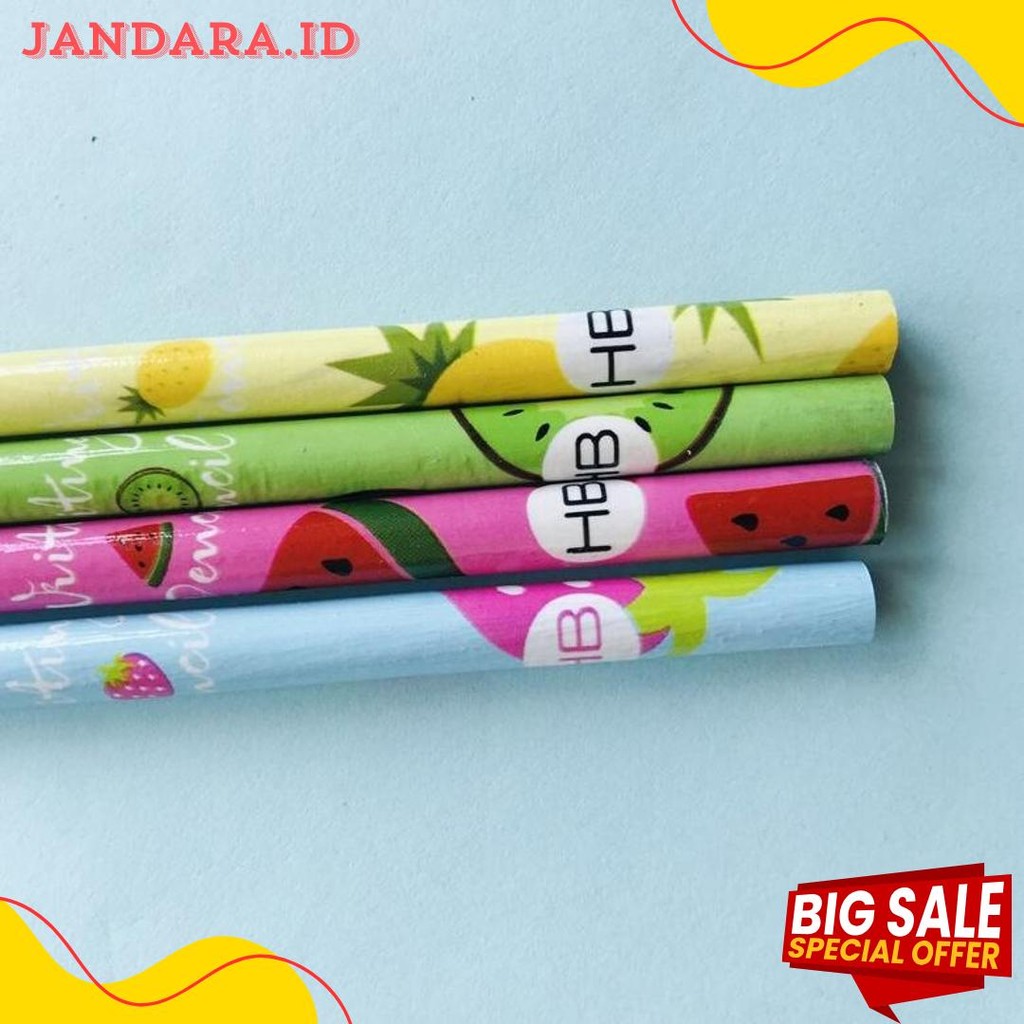 

Pensil Kayu Set 12In1 Motif Buah Dengan Penghapus Praktis / Pensil 12Pcs Alat Tulis Sekolah Pencil Fruits With Eraser Import Stockami A49 Diskon