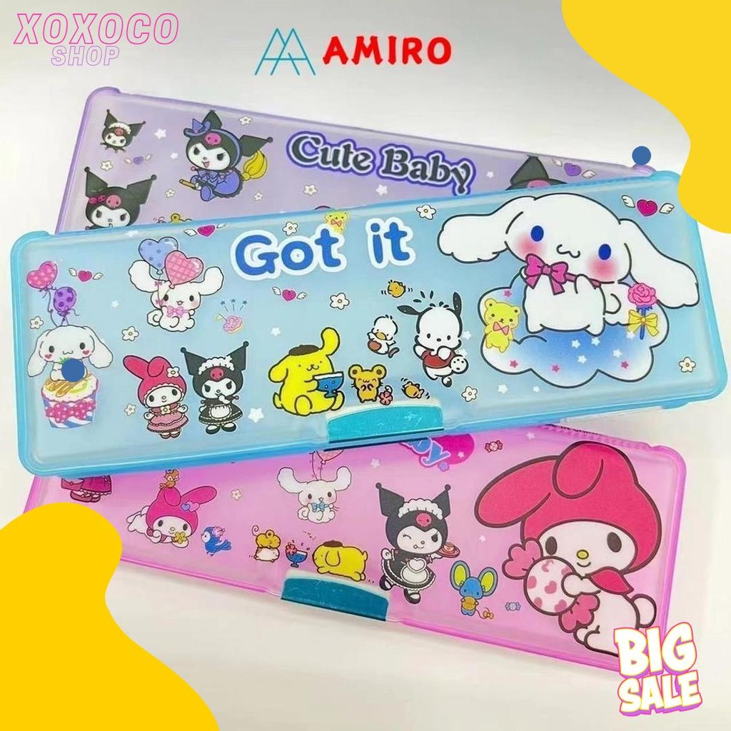 

Kotak Pensil Magnet Karakter 2 Sisi / Tempat Pensil Magnet Karakter Dengan Rautan Mini / Pensil Case Sanrio Kuromi Melody Terlengkap Dan Termurah