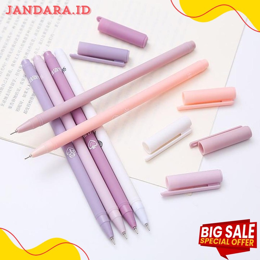 

Zbh 1 Set 6Pcs Pena Gel 0.5Mm Warna Pastel Pen Gel Aesthetic Pulpen Gel 6 In 1 Warna Gradasi Pena Gel Set Morandi Color Bolpoint Tinta Gel Cair 6 Pcs Journaling Pen Alat Tulis Kantor Sekolah Lucu Diskon