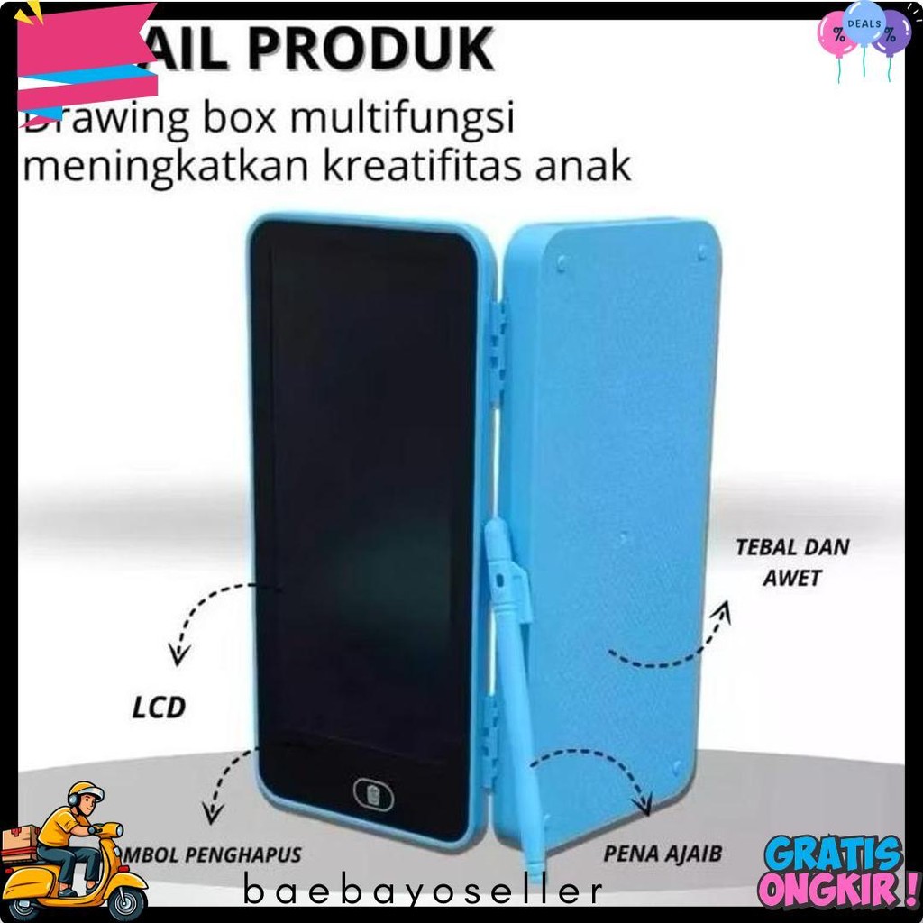 

[Fs] Kotak Pensil Case Besar Lcd Writing Drawing Box Case Ukuran Besar Pencil Drawing Pad Edukasi 2In1 Flash Sale! Diskon Hingga 70%