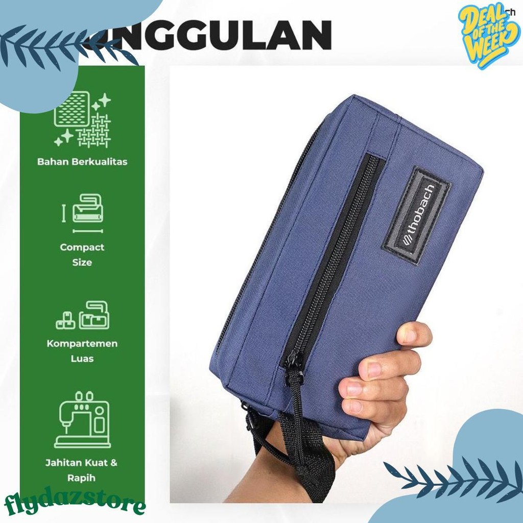 

Thobach-Pencil Case Atk Bold Kotak Pencil Sekolah Kuliah Kantor Kerja Diskon Setengah Harga