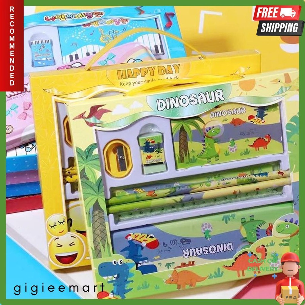 

Voova Set Kotak Pensil/ Set Box Hadiah Anak/ Set Stationery Alat Tulis Kotak Pensil Karakter Lucu Terlengkap Dan Termurah