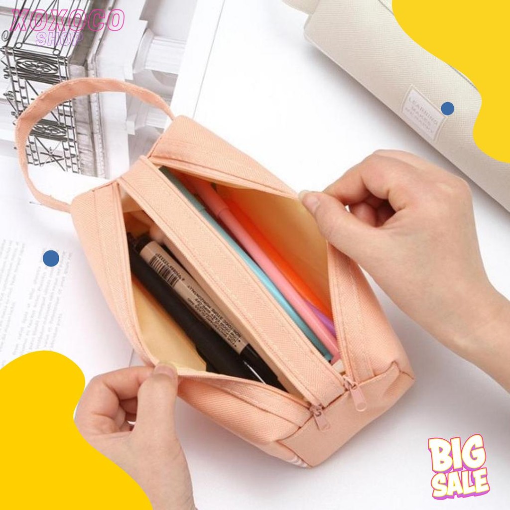 

Gbi - Kotak Pensil Dan Stationery Dual Zipper Dompet Pensil 2 Pouch Tempat Alat Tulis Perlengkapan Sekolah Dua Sisi Resleting Diskon