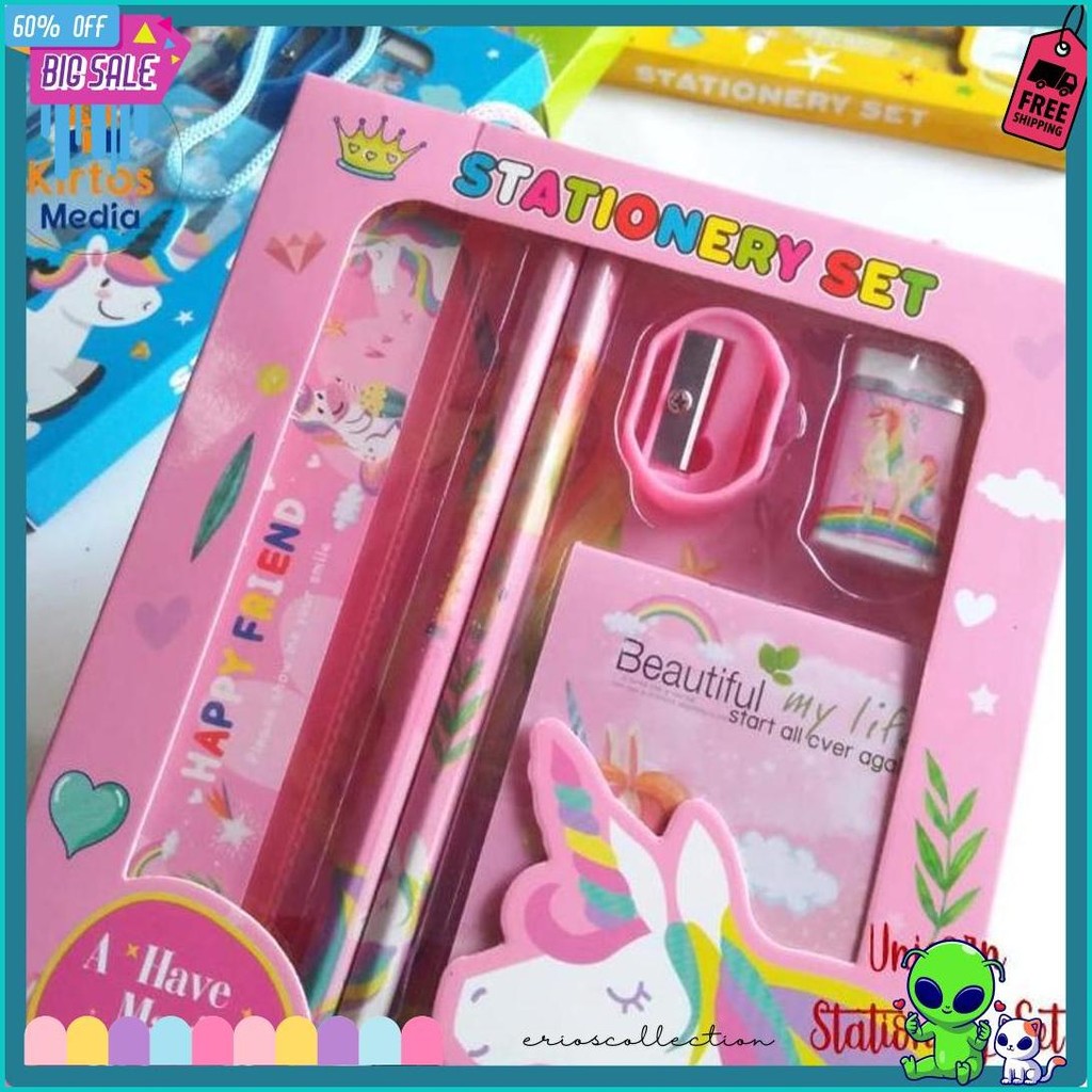 

Alat Tulis Anak Set Lengkap Kode 608 Motif Lucu Alat Tulis Sekolah Terlaris! Produk Ini Banyak Dicari