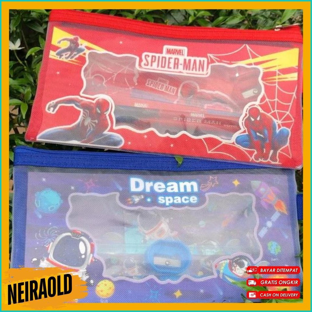 

[Karakterku] Kotak Pensil Set Alat Tulis Anak Sekolah Siswa Paket Lengkap Stationery Motif Lucu Stationery Dino Frozen Mcqueen Untuk Hadiah Souvenir Dompet Murah Terviral 2025 Tempat-Pensil-Isi Flash Sale! Diskon Hingga 70%