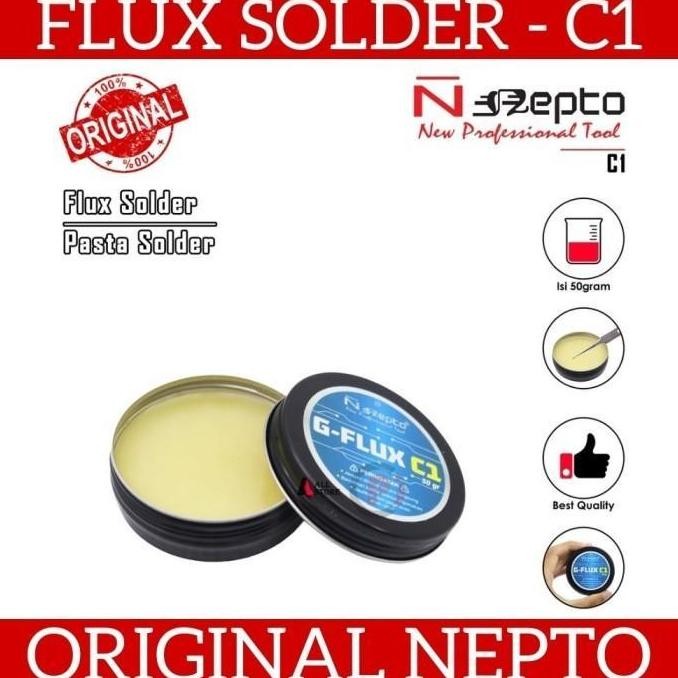 Original Nepto G Flux C1 Pasta Flux Minyak Solder Best Quality 50Gr