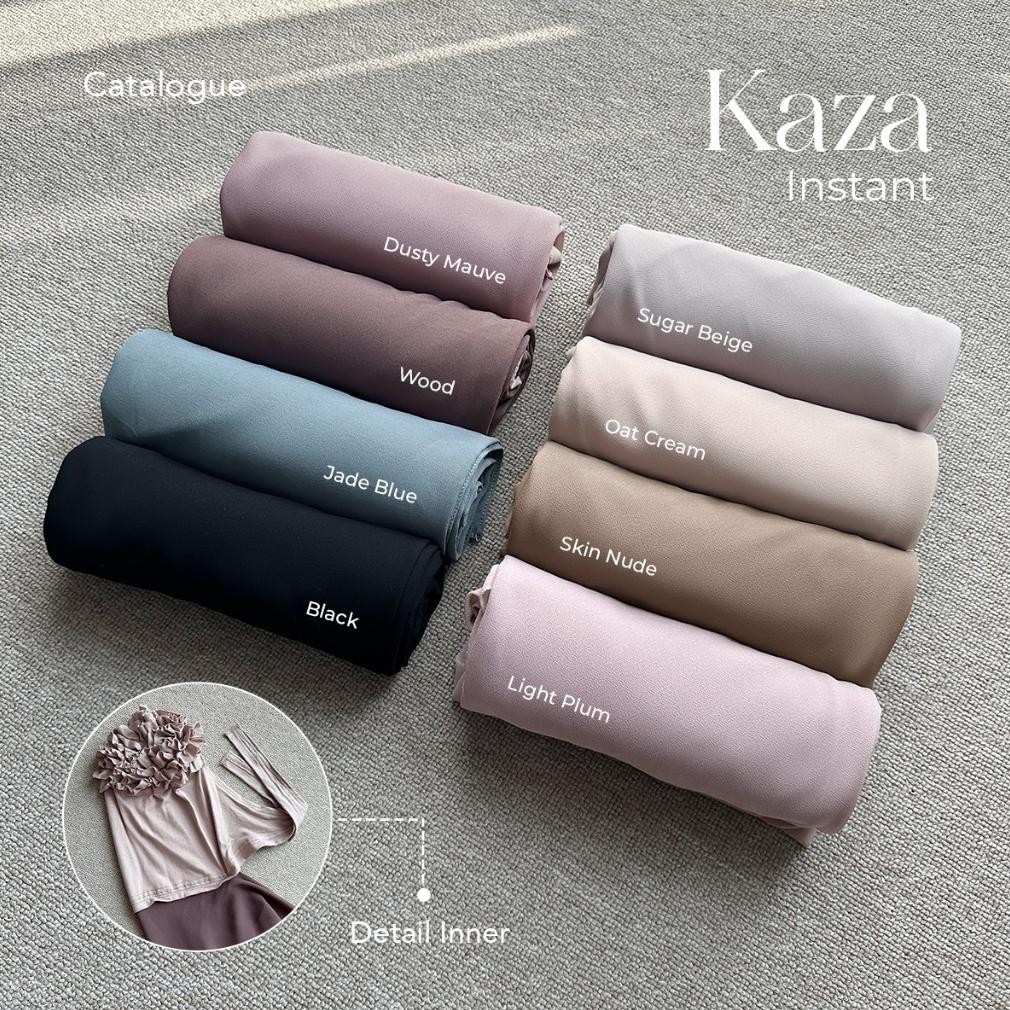 Baru - Yeppushop - Kaza Instant | Hijab Instan Ceruty Babydoll Pashmina & Segiempat Plus Inner Turki