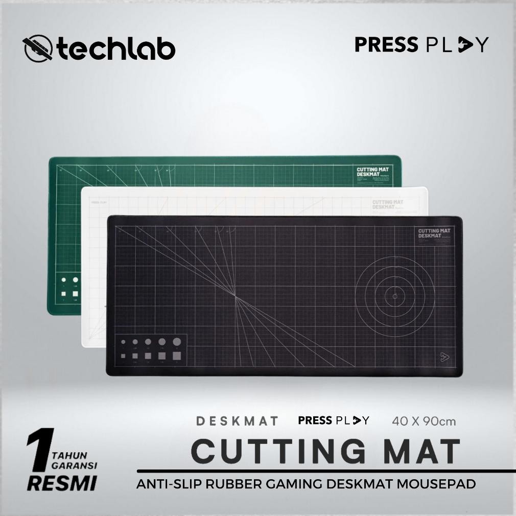 Terlaris Press Play Cutting Mat Deskmat Gaming Mousepad | Desk Mat By Pressplay