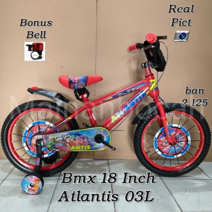 Terlaris Termurah Sepeda Anak Cowo Bmx 18 Atlantis Robot 03L Bmx 18Inch Atlantis Robot