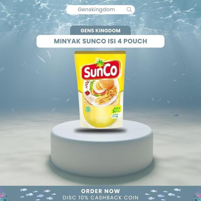 

SUNCO MINYAK KELAPA SAWIT PREMIUM ISI 4 POUCH GM