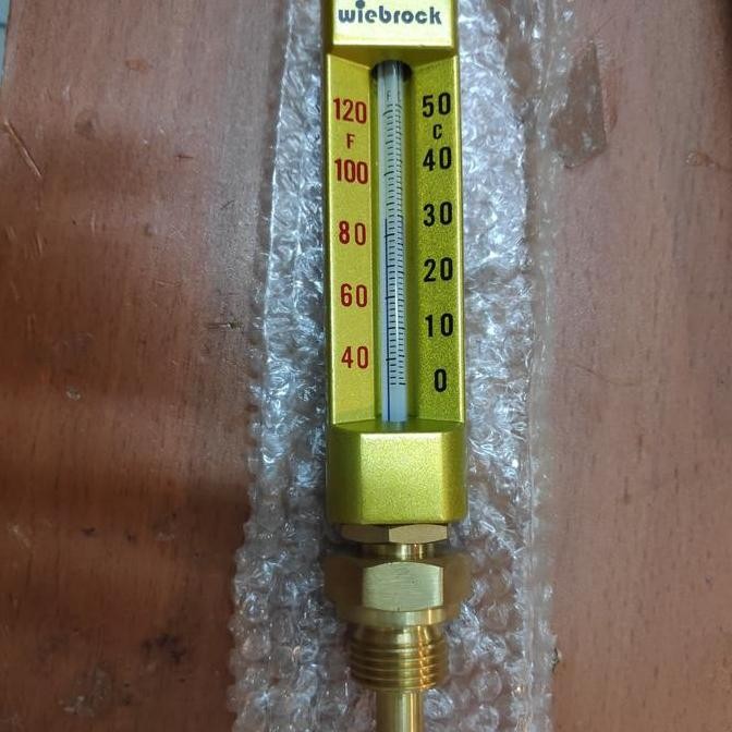 Thermometer Kuningan Lurus Wiebrock