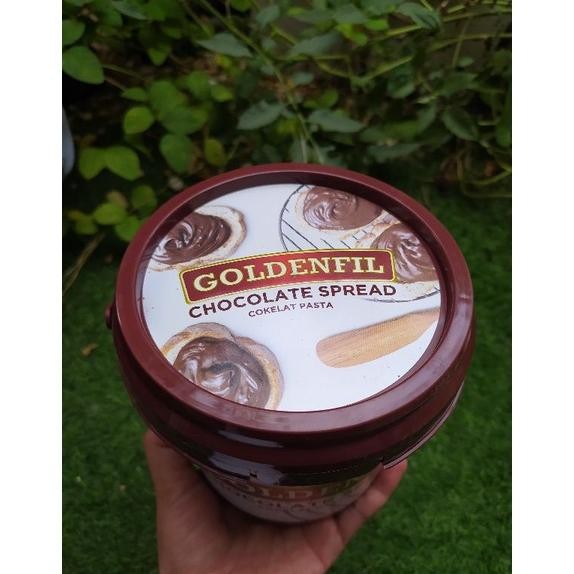 

Selai Goldenfil Chocolate Spread 1 Kg - Selai Coklat Pasta Tanpa Crunchy - Cokelat Spread Nugi