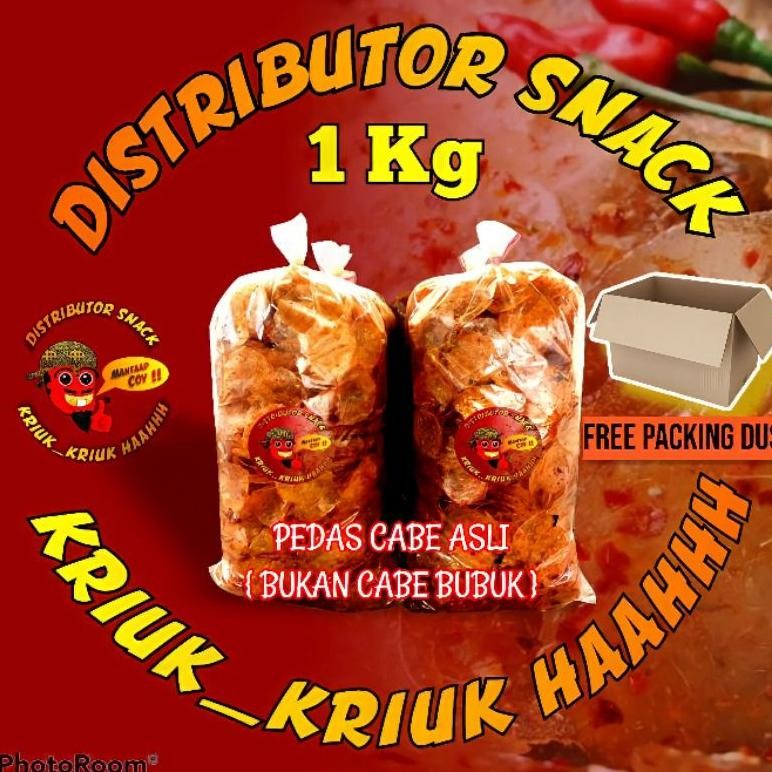 

KERIPIK KACA 1Kg/ Kripik kaca 1 kg / kripca / kripik kaca pedas daun jeruk Nugi