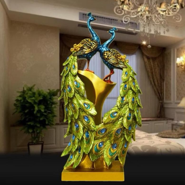 Terlaris Pajangan Burung Merak Couple / Dekorasi Ruangan