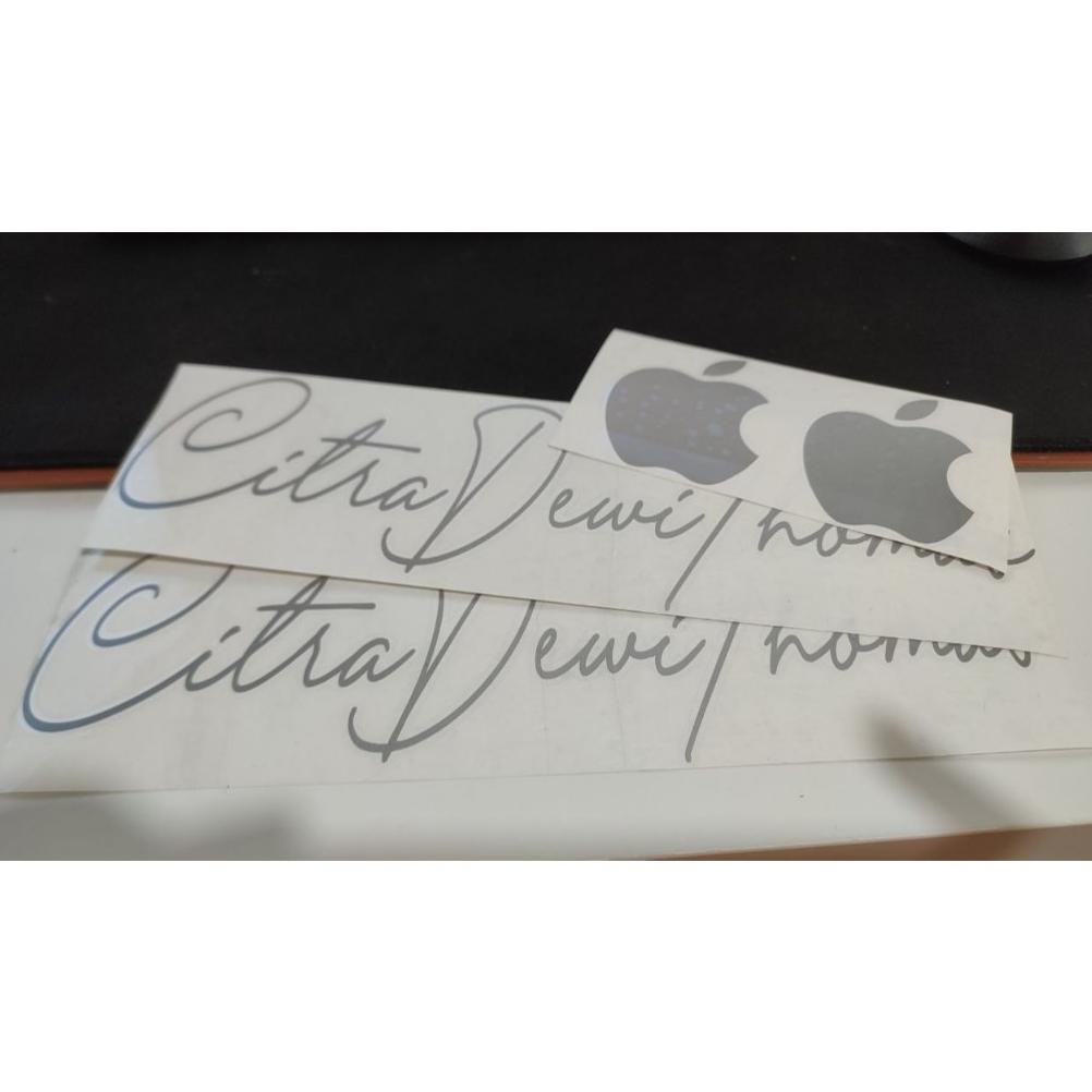 

Cod Sticker Tanda Tangan Estetik Sentuhan Unik Nama Kamu Di Laptop, Cermin, Kado Ma-4