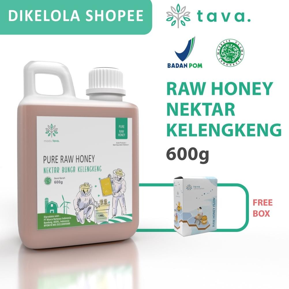

Madu Asli Murni 600gr Tava Grade A Nektar Kelengkeng 100% Alami Pure Natural Raw Honey Nugi