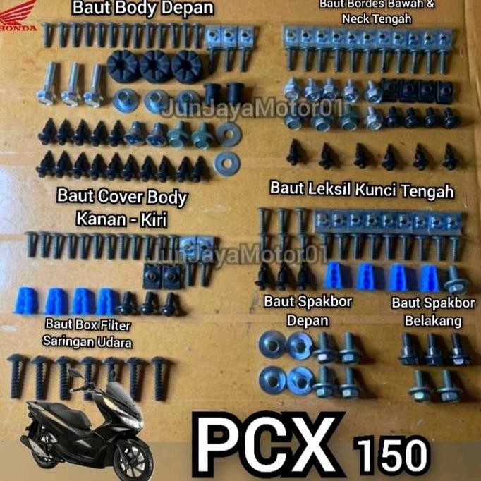 Terlaris Baut Full Set Body Honda Pcx 150 | Baut Lengkap Body Pcx 150 Ready Stok