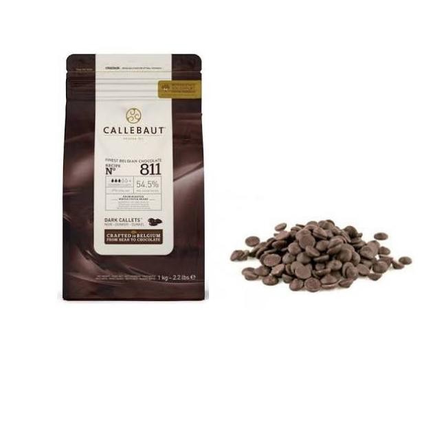 

Callebaut Dark Chocolate 811 (54,5%) 100 gram Nugi