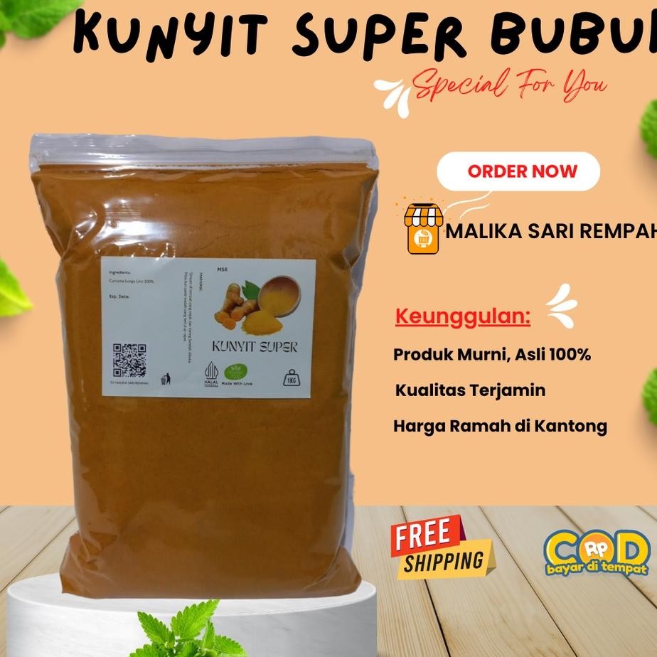 

Kunyit Bubuk Murni 1 Kg Msr Tumeric Powder Grade A 1 Kg