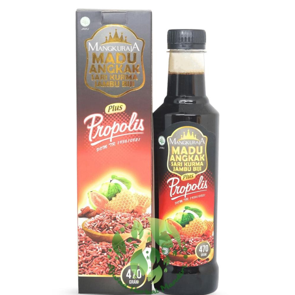 

Sari Kurma Madu Angkak Mangkuraja Plus Propolis Jambu Biji 470gr Meningkatkan Trombosit Mengatasi Anemia Nugi