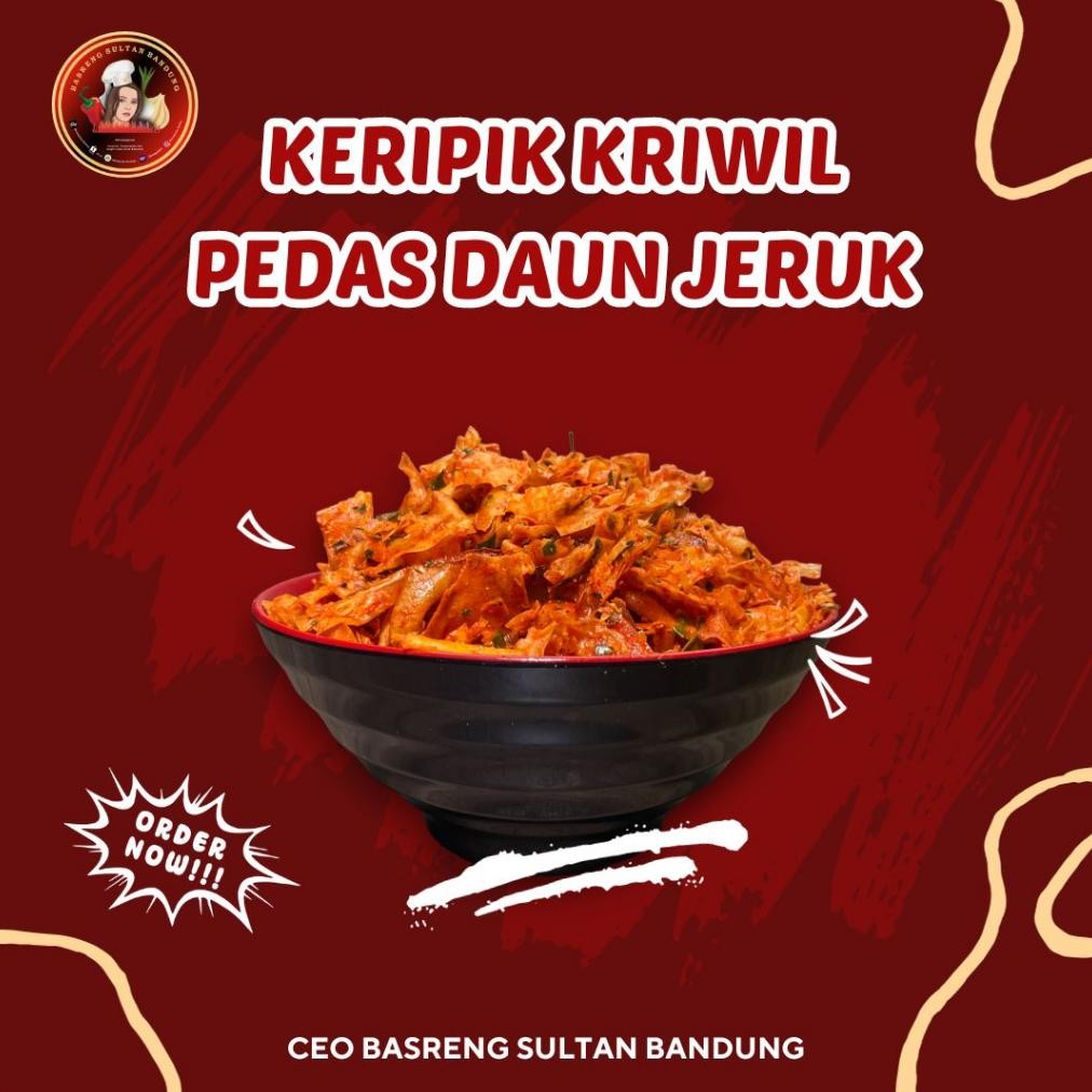 

Keripik Singkong Kriwil Pedas Daun Jeruk - 1KG Nugi