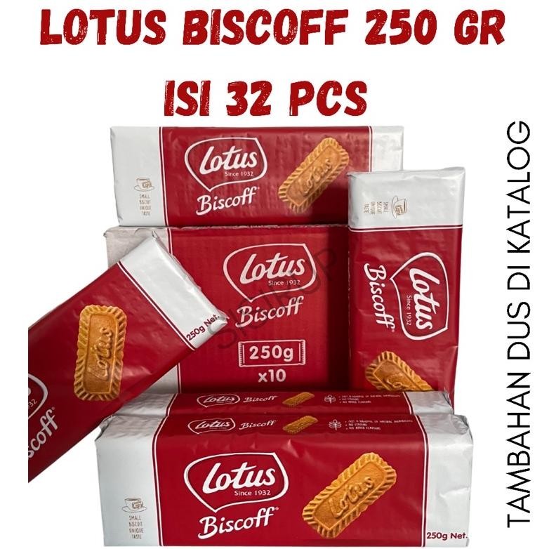 

Lotus Biscoff 250 Gram / Kue Lotus / Lotus Biscuit / Biscuit Caramel Nugi