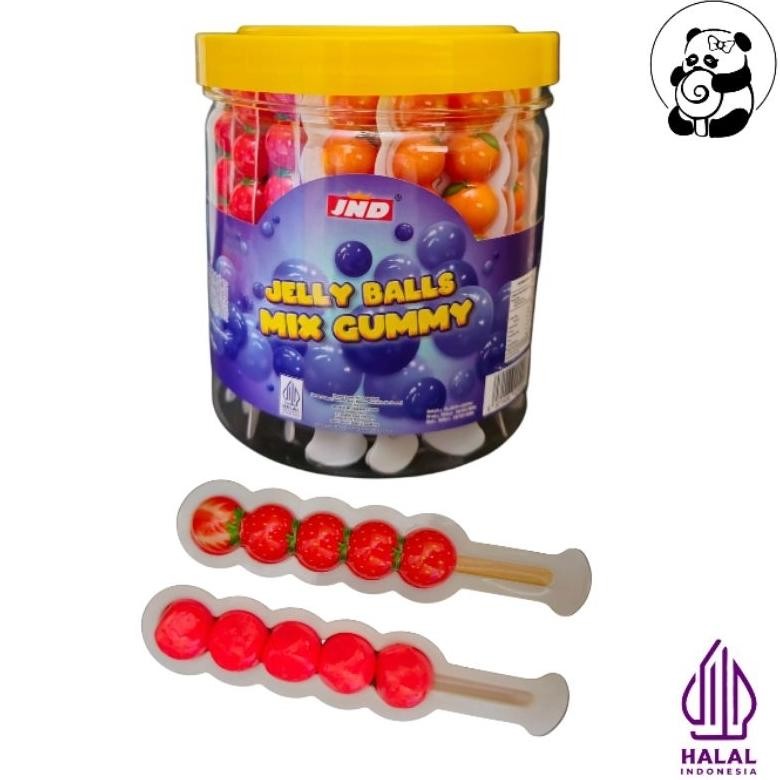 

JND JELLY BALLS MIX GUMMY TOPLES ISI 30 Nugi