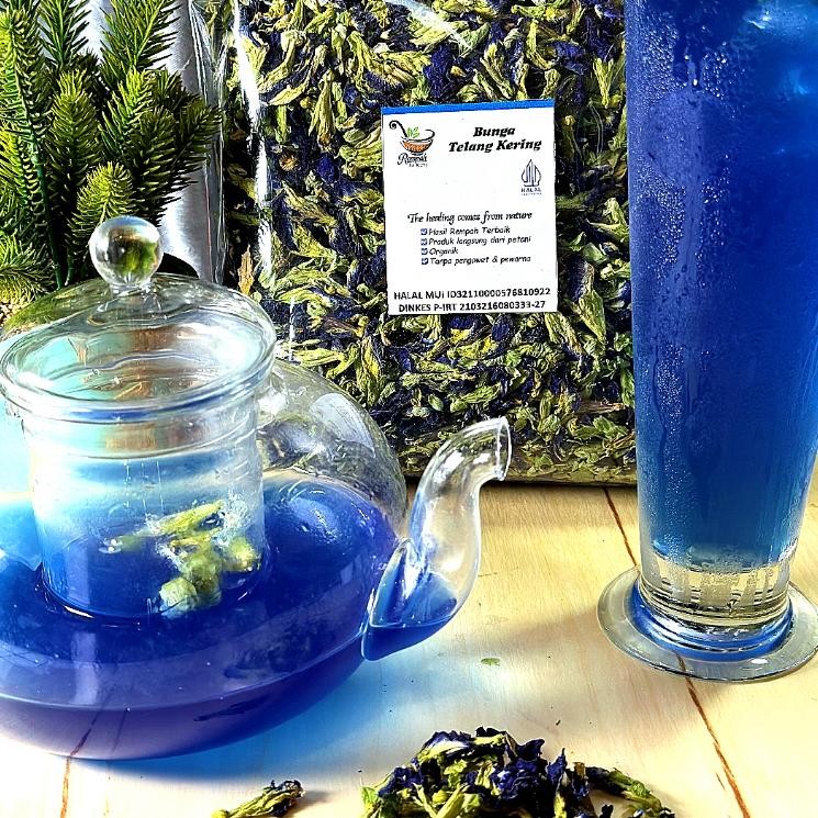 

Bunga Telang Kering 1 Kg Super Rempah Bu Risma Nugi